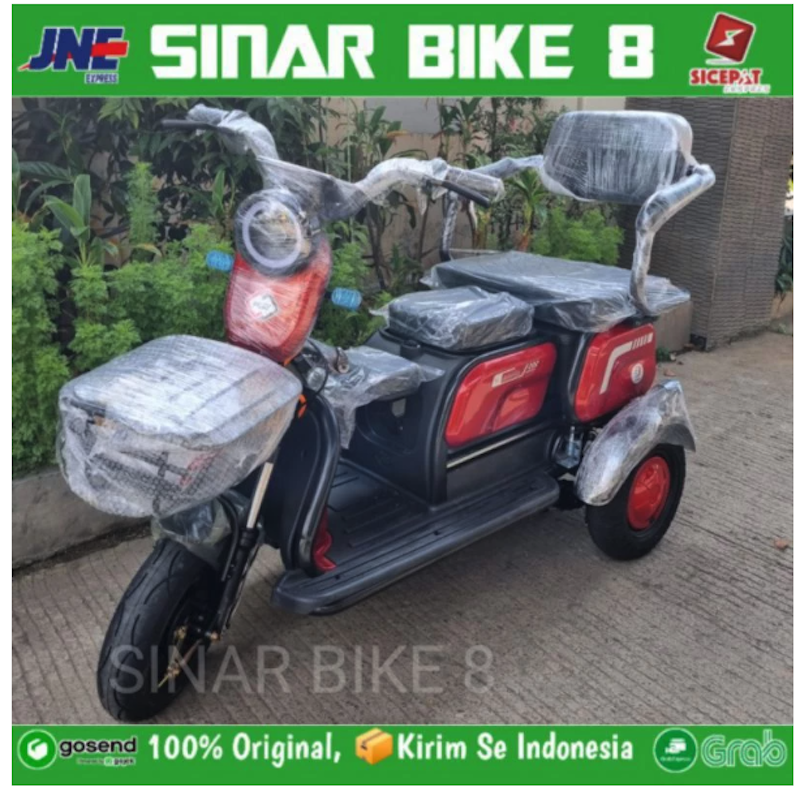 XUANKU Sepeda Listrik Roda 3 9