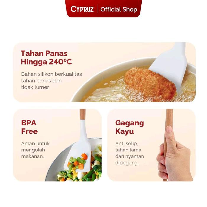 Biyan Internasional Indonesia Cypruz Silicone Solid Turner