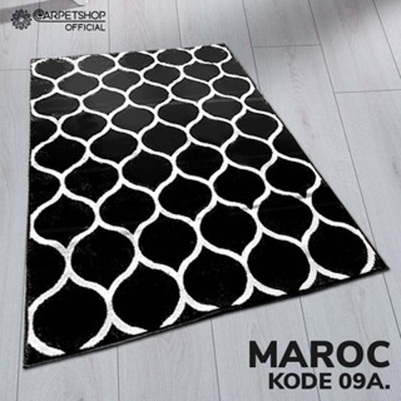Carpetshop Karpet Lantai Maroc Black 3