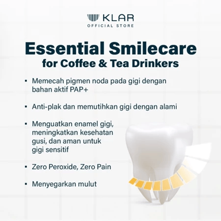 KLAR Intensewhite PAP+ Toothpaste