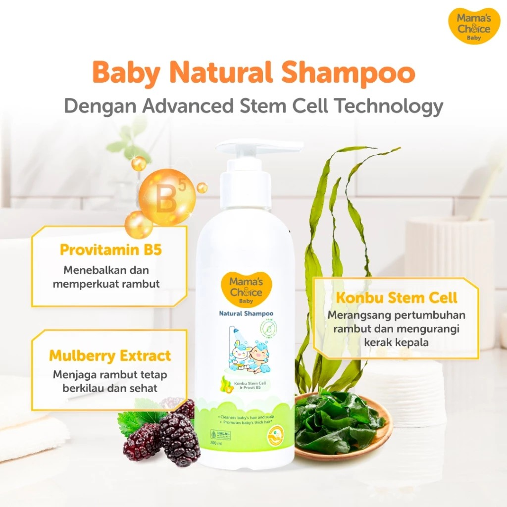 Mamac Distribusi Indo Mama’s Choice Baby Natural Shampoo
