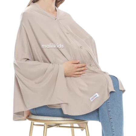 Malilkids Solid Series Nursing Cover 2in1 5
