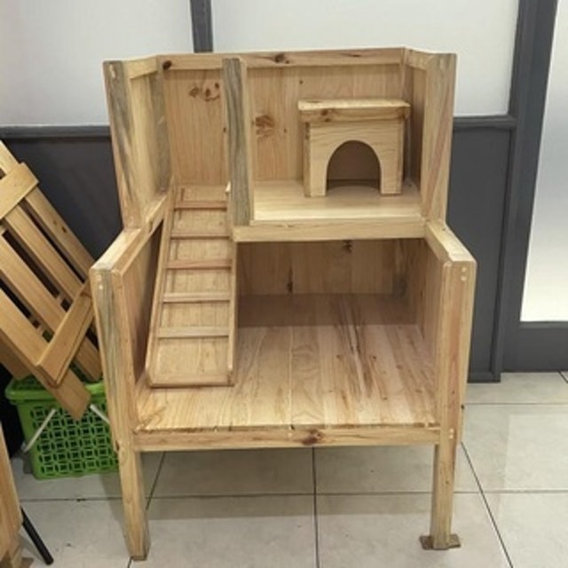Onel Wood Cavy House Dua Tingkat