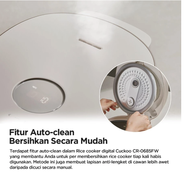 Cuckoo Global Indonesia CUCKOO Digital Rice Cooker 1L  CR-0685FW