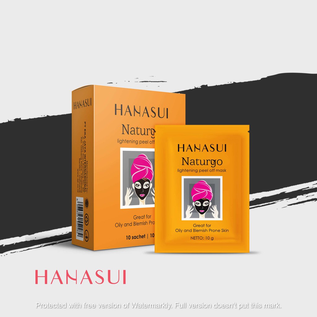 Hanasui Naturgo Peel Off Mask Black 3