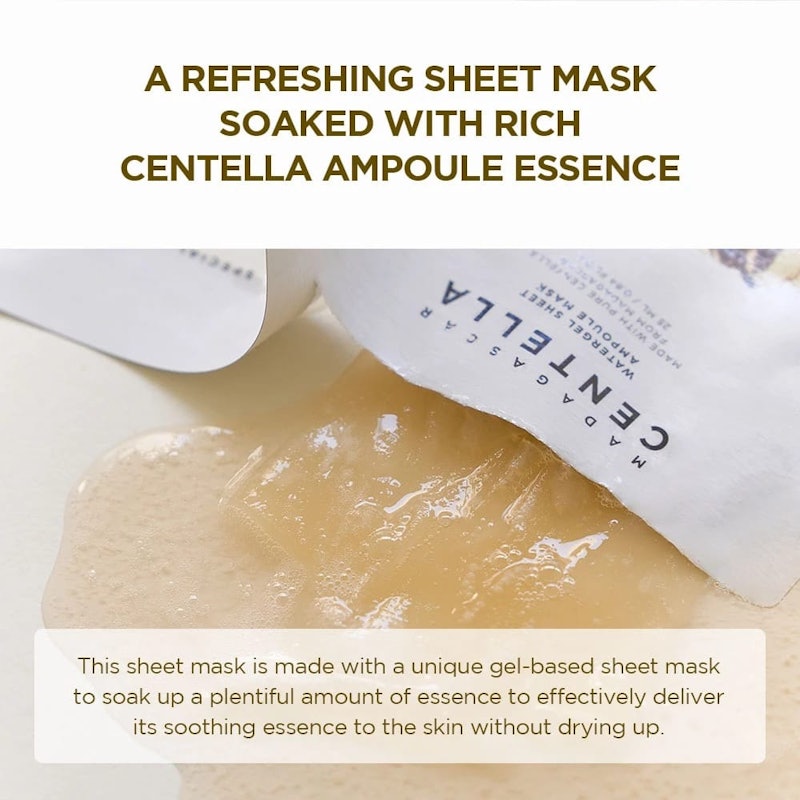 SKIN1004 Madagascar Centella Watergel Sheet Ampoule Mask
