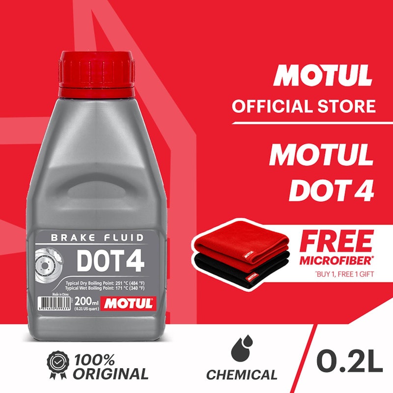 Motul Brake Fluid DOT 4 Moto 2
