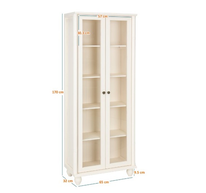 Jeniffer Cupboard with Glass Door 5