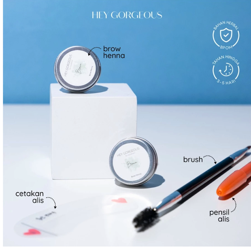 HEY GORGEOUS Set Brow Henna 4