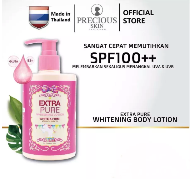 Precious Skin Thailand Extra Pure Whitening Lotion SPF 100 PA++ 2
