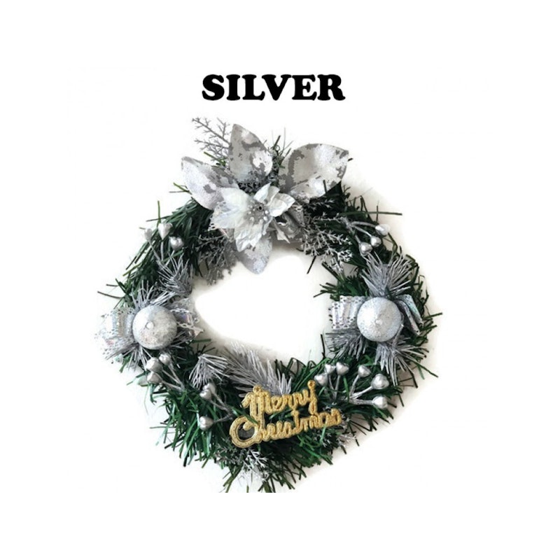 Christmas Flower Wreath 2