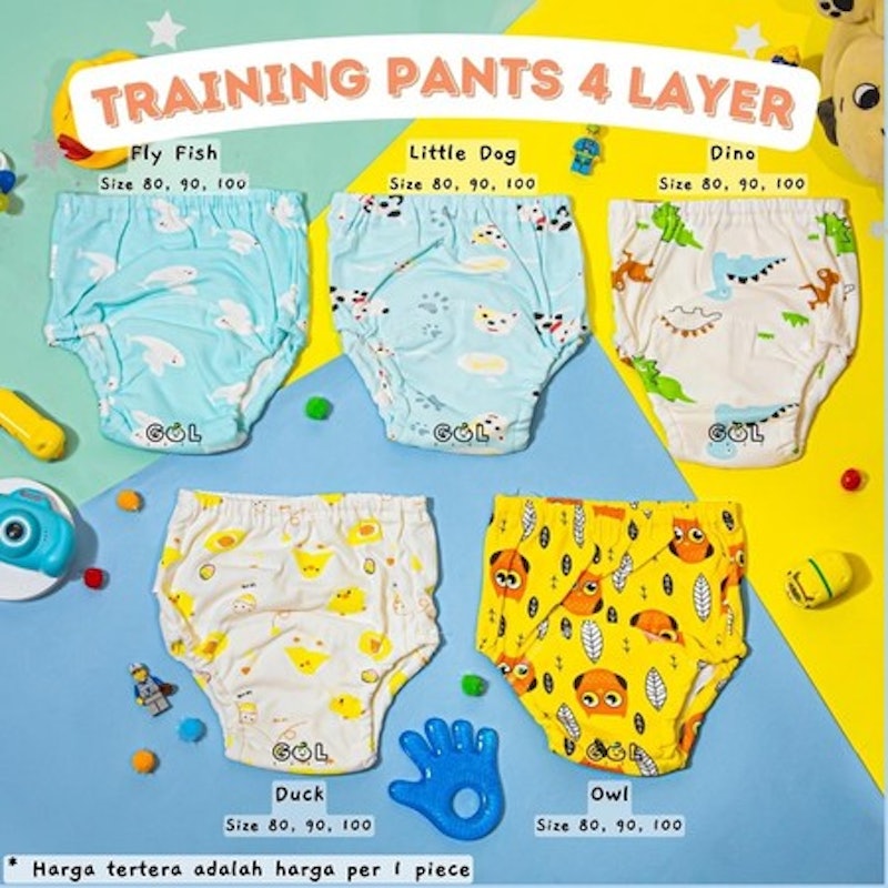 GOL Baby Training Pants 4 Layer 4
