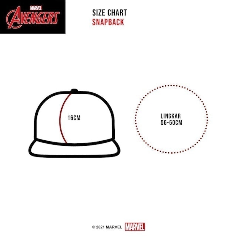 MARVEL Topi Hip Hop Avengers 2