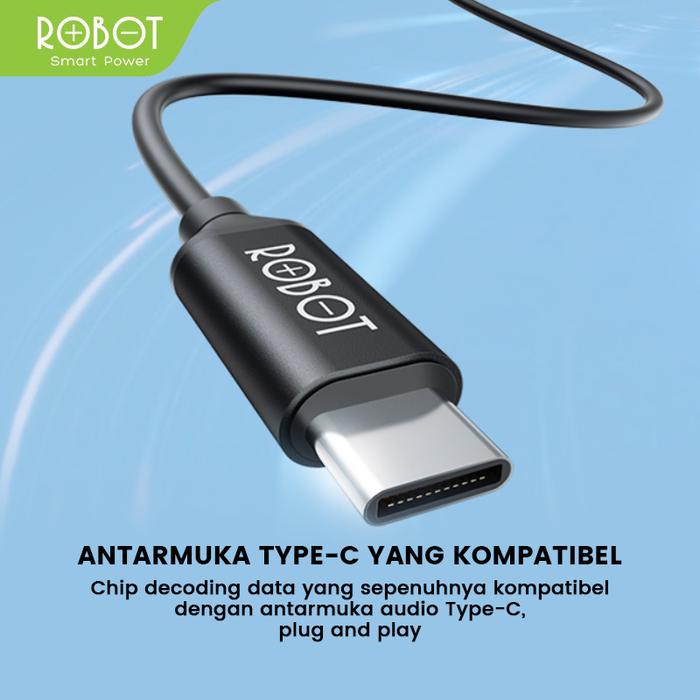 Wook Global Technology Robot Earphone USB Type-C REC240S