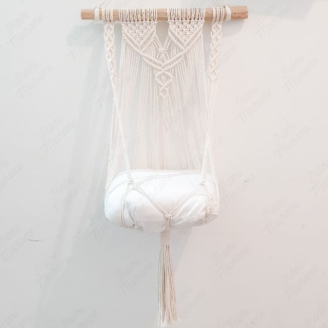 Ayunan Kucing Macrame