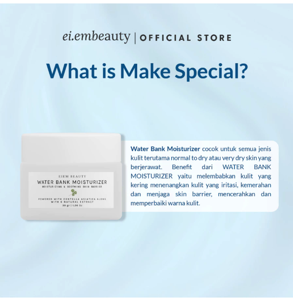 Cantik Alami Sehat EI.EM Water Bank Moisturizer