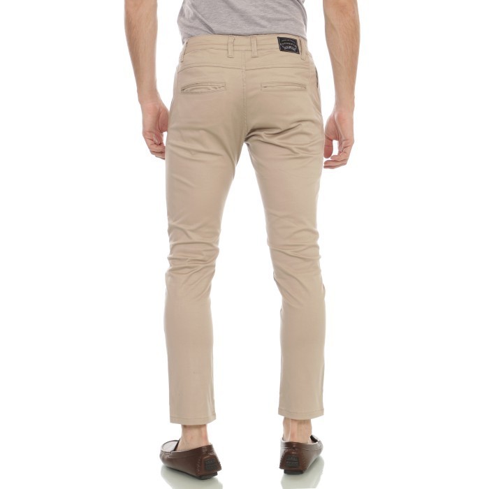 GM Textile Cottonology Celana Chino Panjang Pria Cream