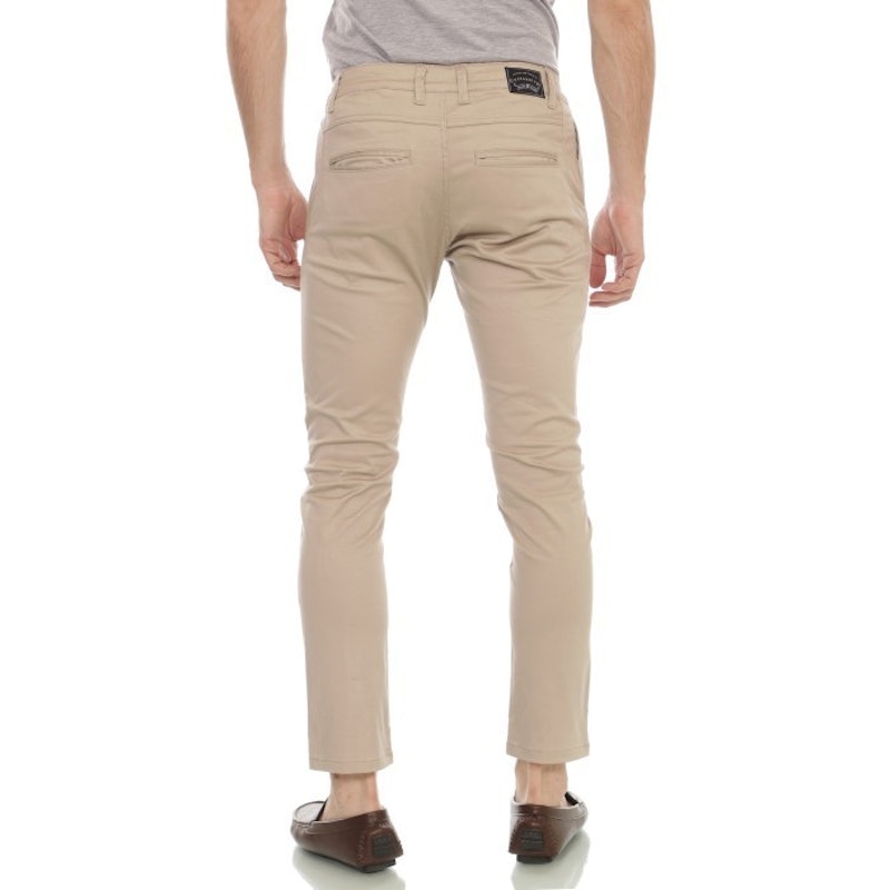 Cottonology Celana Chino Panjang Pria Cream 5