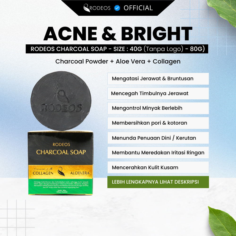 Ultiface Selamet Nugraha Rodeos Bamboo Charcoal Soap