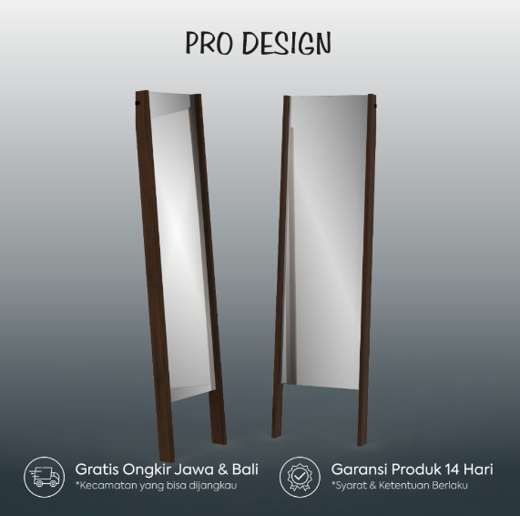 Unison Standing Mirror / Cermin Full Body