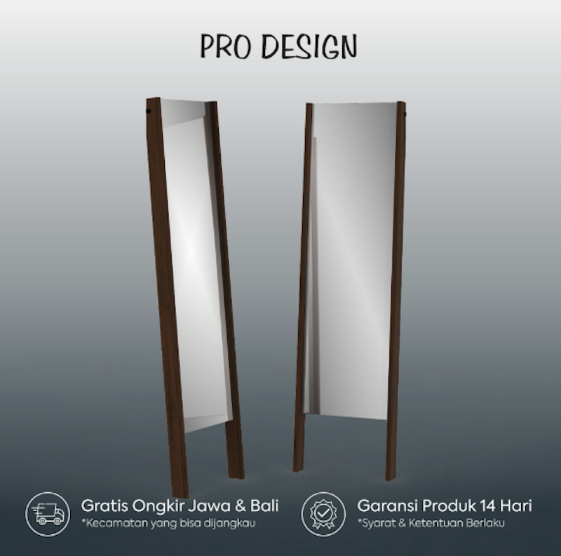Unison Standing Mirror / Cermin Full Body 5
