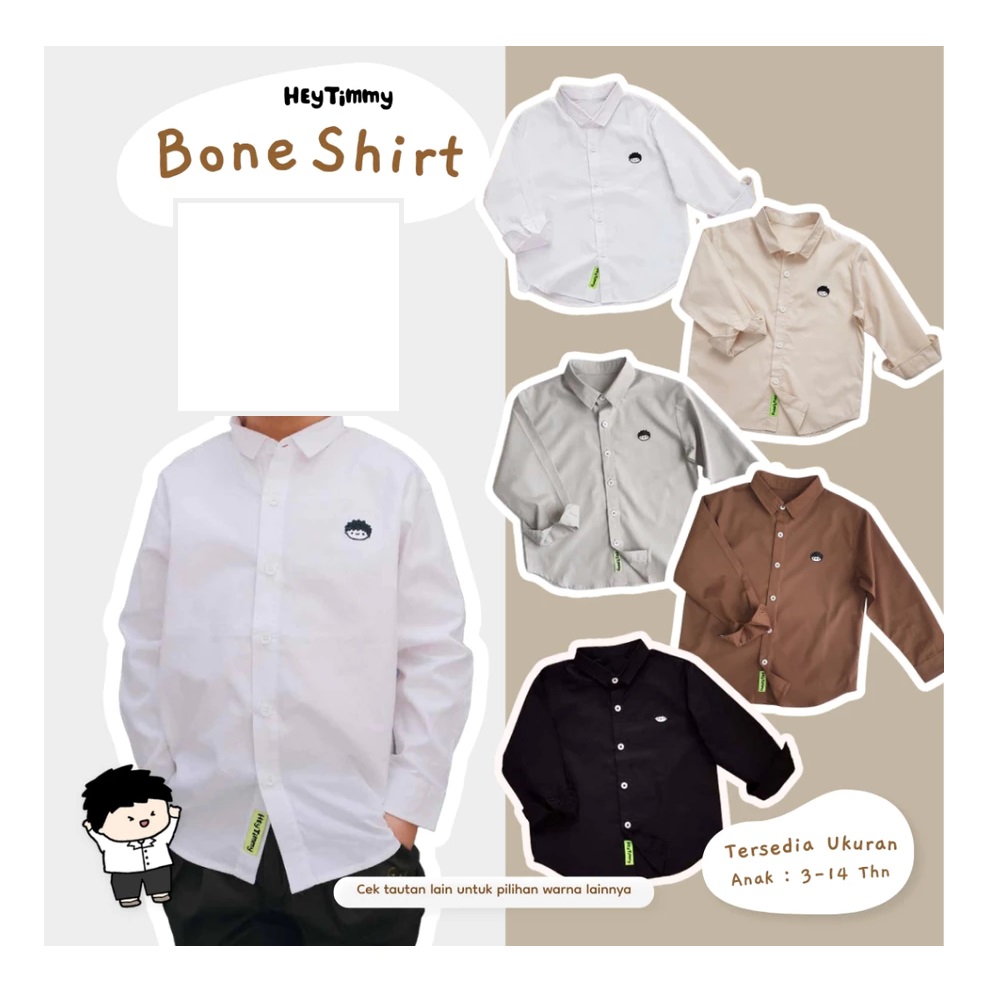 Hey Boy Kids Wear HEYTIMMY BONE Shirt