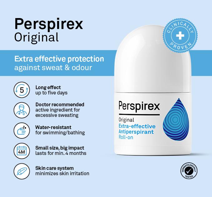 Riemann A/S Perspirex Original Extra-Effective Antiperspirant Roll-On