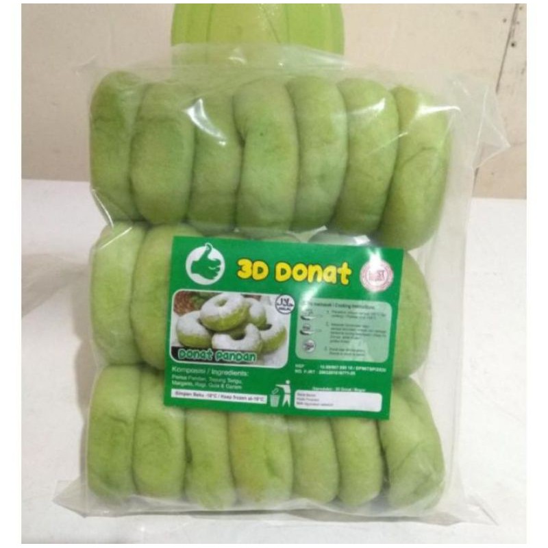 Donat Pandan - Frozen
