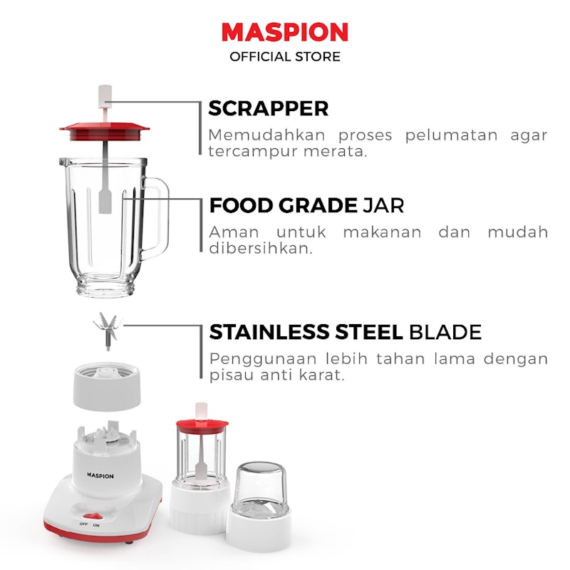 Blender 3in1 With Dry Miller & Wet Miller 3