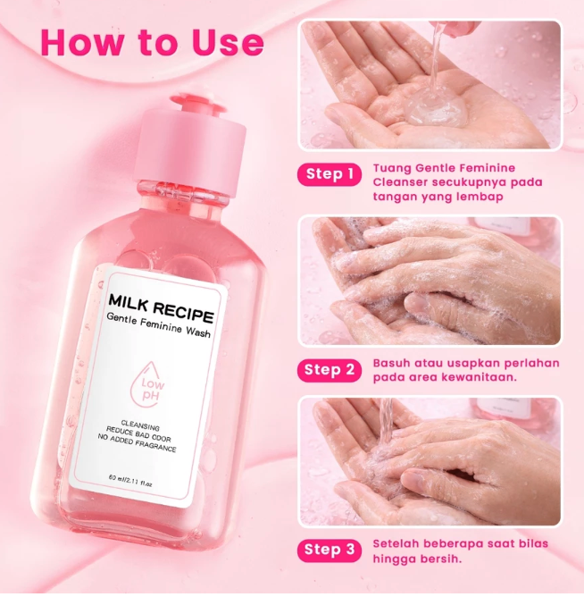  Milk Recipe Gentle Feminine Wash