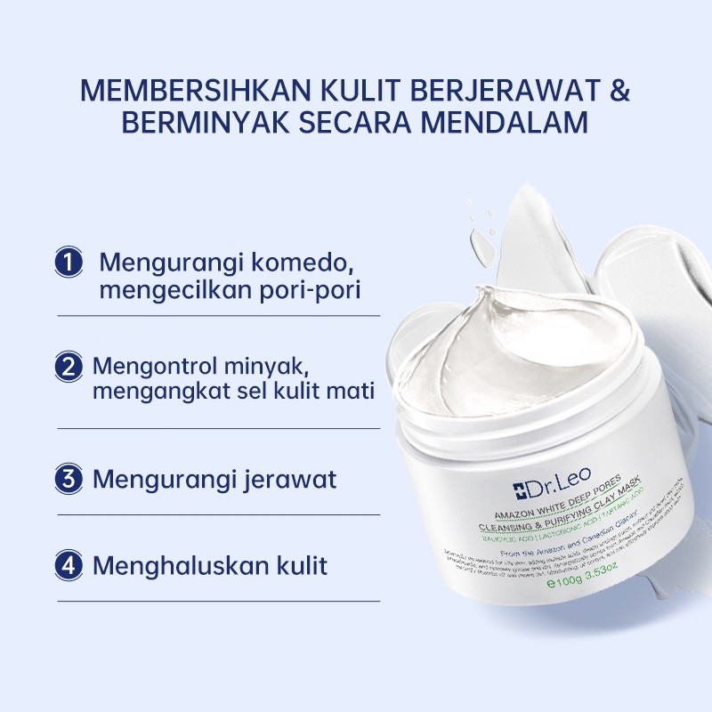 Dr.Leo Amazon White Deep Pore Cleansing & Purifying Clay Mask 3