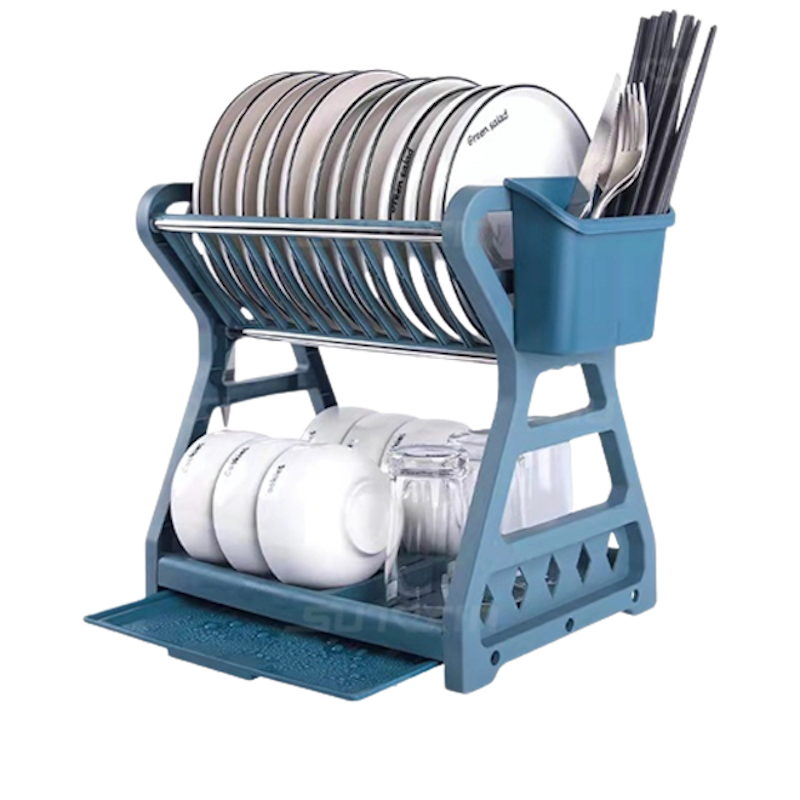 Rak Piring 2 Susun Plastik 2