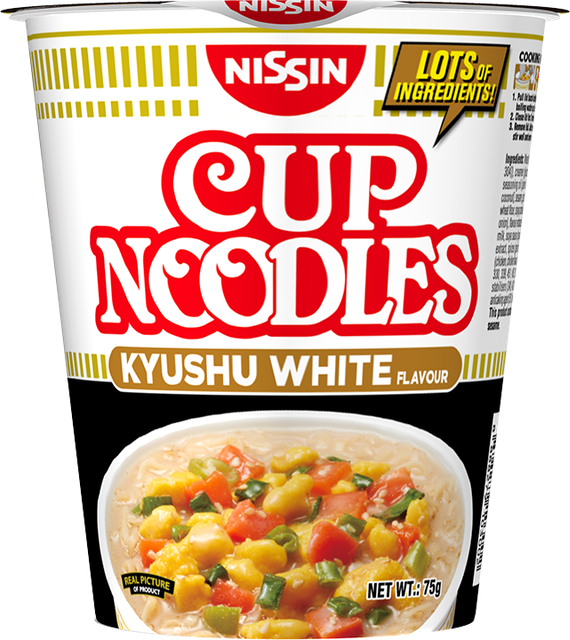 Nissin Cup Noodles Kyushu White