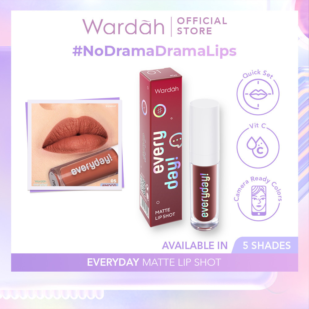 Wardah Everyday! Matte Lip Shot 03 #nowplaying