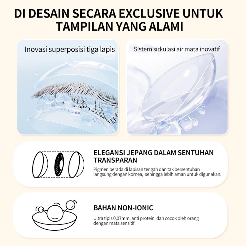Lilmoon Softlens -8.00 Moonlit Grey 4