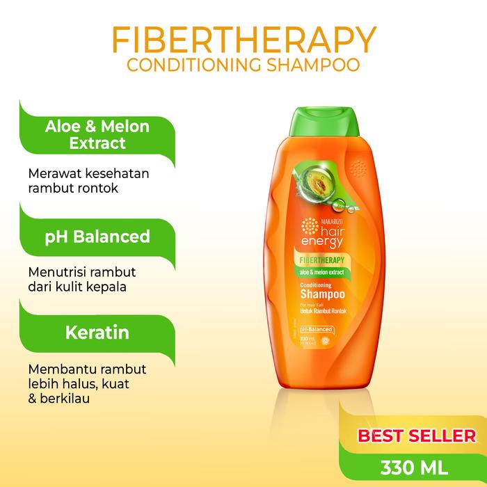 Akasha Wira International Makarizo Hair Energy Fibertherapy Conditioning Shampoo Aloe & Melon