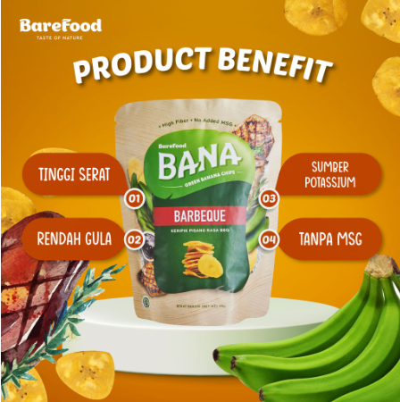 Barefood BANA Healthy Banana Chips
