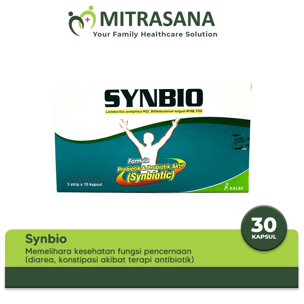 Kalbe Farma SynBio Suplemen Probiotik dan Prebiotik Dewasa