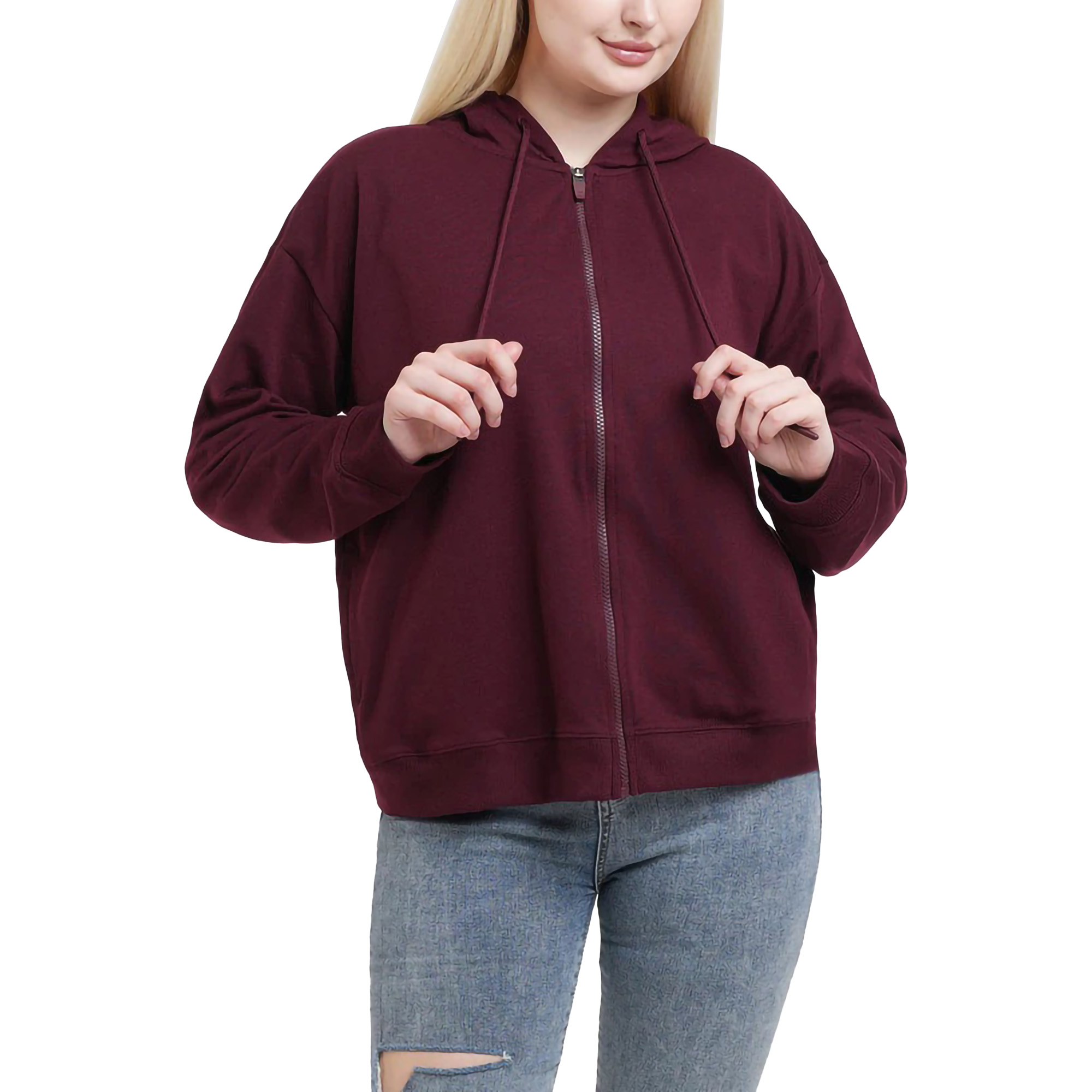 Nevada Solid Basic Baby Terry Jaket Wanita 122919932
