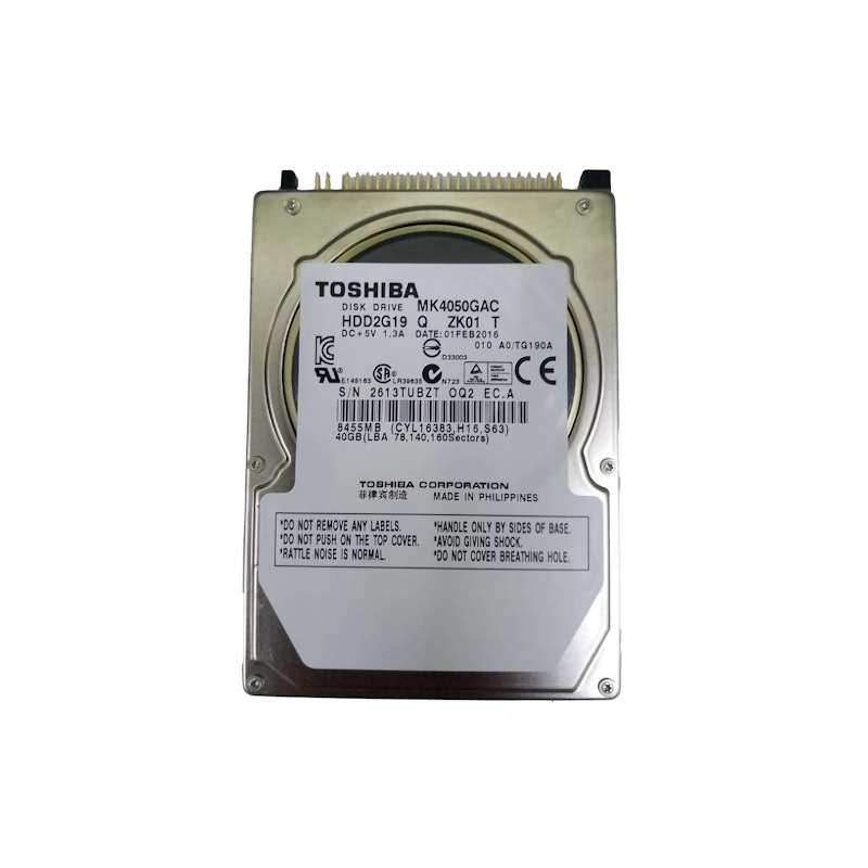 Toshiba Hard Drive Laptop 40 GB 1