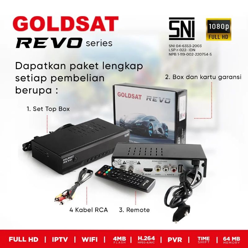 Goldsat Goldsat Set Top Box Revo Series