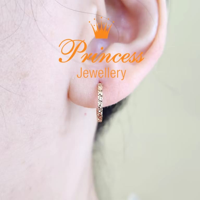 Princess Jewellery Anting Emas Bayi Size S 4