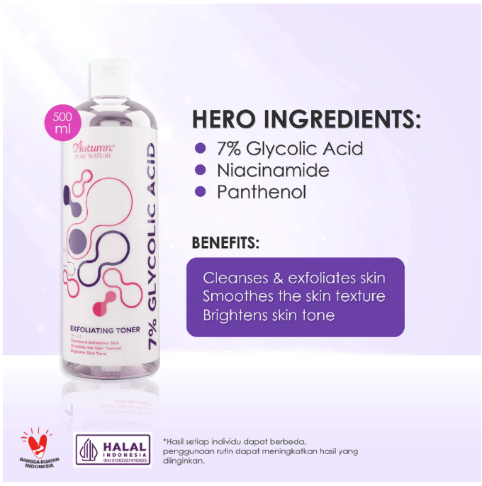 Autumn 7% Glycolic Acid Exfoliating Toner 2
