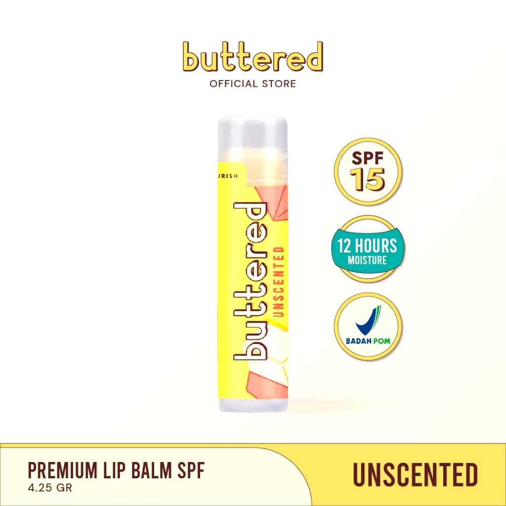 Pillar Brite Care  For Skin's Sake Buttered Unscented Lip Balm