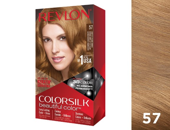 ColorSilk Beautiful Color Hair Color  ｜ Lightest Golden Brown (57)