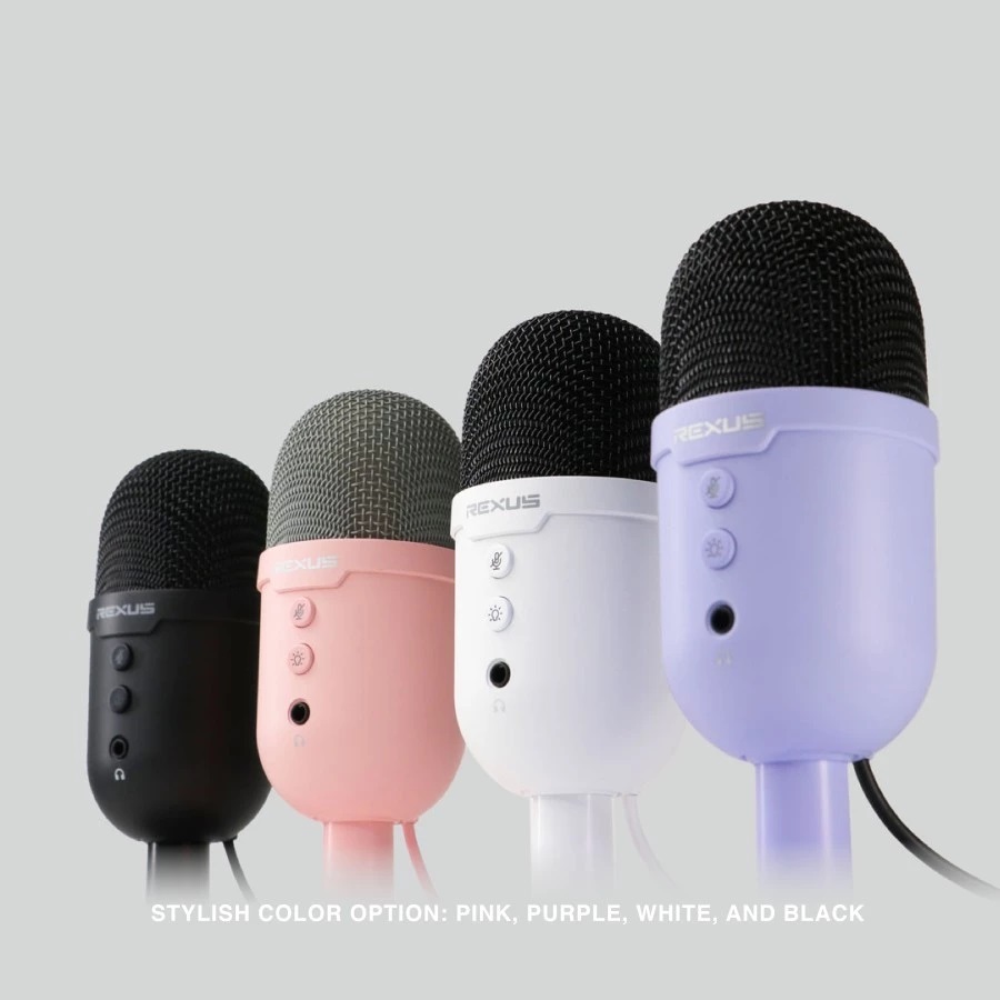 Tumbuh Teknologi Maju Rexus RGB Microphone XORA II MC-PW7