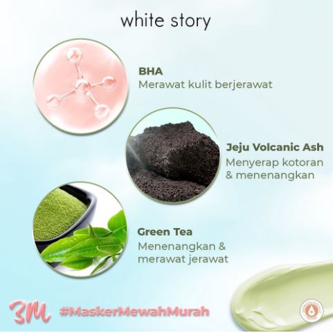 White Story  Jeju Volcanic Acne Clay Mask