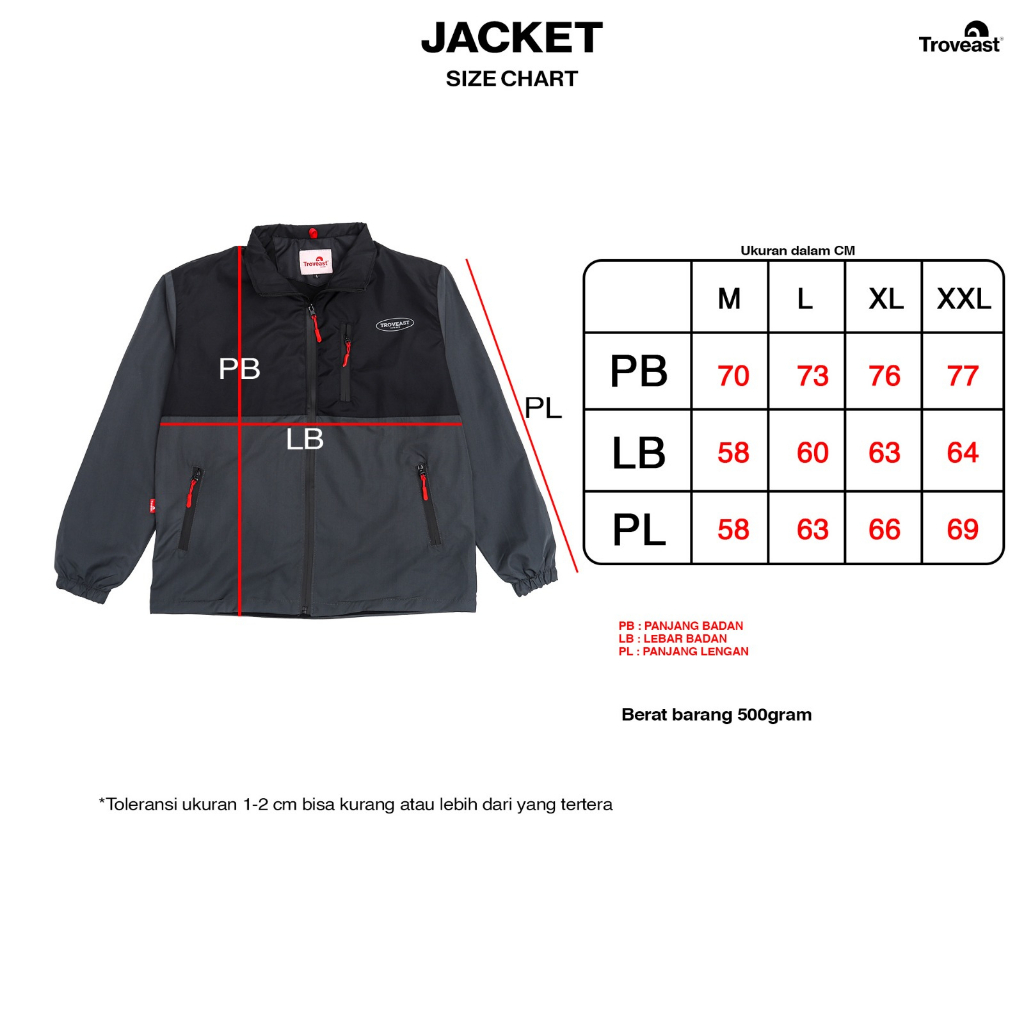 Troveast Jacket Outerwear Windproof Space Series