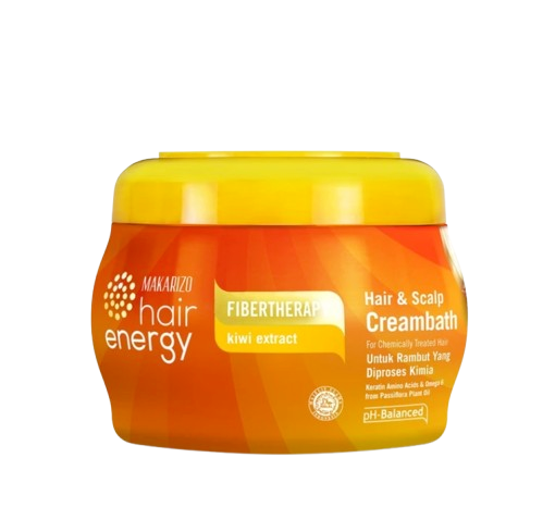 Makarizo Hair Energy ｜ Fibertheraphy Hair & Scalp Creambath Kiwi Extract