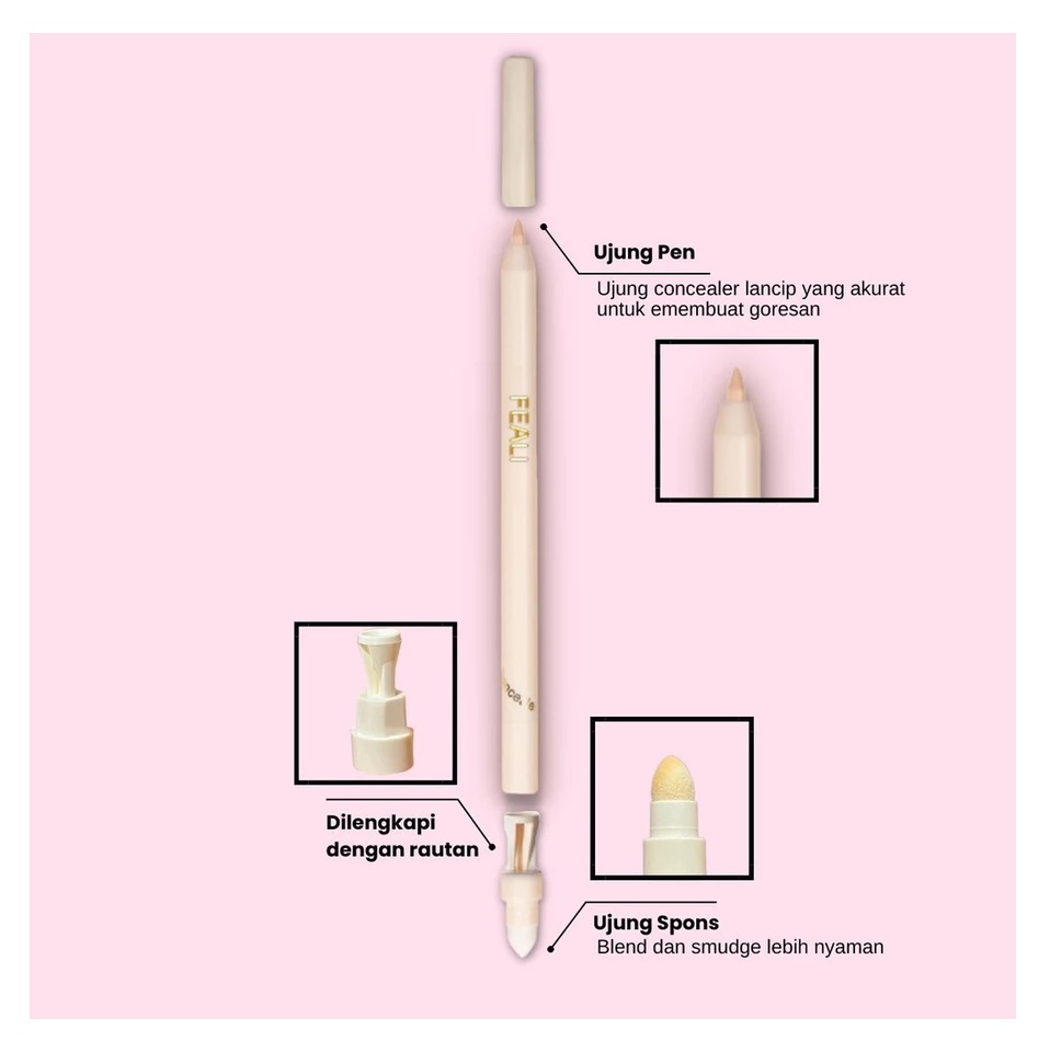 FEALI Internasional Indonesia FEALI Concealer Pen Eye Pencil 01 Light